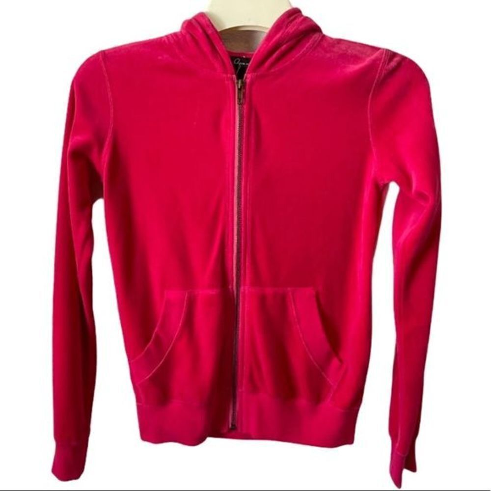Aqua Active Velour Zip Jacket nwt